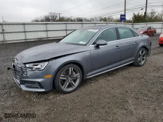 2018 Audi A4 Premium Plus with VIN WAUENAF45JA090326, listed as a Copart auction lot 52570735 with 64,454 mi miles and Salvage Title. Bid and sale history available at carsss.com. Image 1.