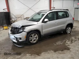 2016 Volkswagen Tiguan S z VIN WVGBV7AX4GW005168, wystawiony jako Copart lot #50147725 z przebiegiem 99 643 mil mil oraz Szkoda całkowita • Salvage title. Historia ofert i sprzedaży dostępna na DreamBid. Obrazek 1.