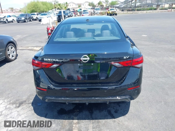 2024 Nissan Sentra SV with VIN 3N1AB8CV1RY252205, listed as a IAAI auction lot 42402273 with 23,328 mi miles and . Bid and sale history available at DreamBid. Image 16.