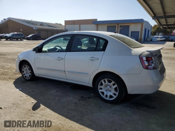 2012 Nissan Sentra S with VIN 3N1AB6AP3CL724479, listed as a Copart auction lot 54965635 with 187,971 mi miles and Salvage Title. Bid and sale history available at DreamBid. Image 2.