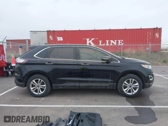 2017 Ford Edge Titanium with VIN 2FMPK4K82HBB14106, listed as a IAAI auction lot 41925945 with 96,243 mi miles. Bid and sale history available at carsss.com. Image 14.