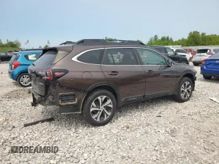 2021 Subaru Outback Limited with VIN 4S4BTAMC8M3156863, listed as a Copart auction lot 58729645 with 29,049 mi miles and Salvage title. Bid and sale history available at DreamBid. Image 3.