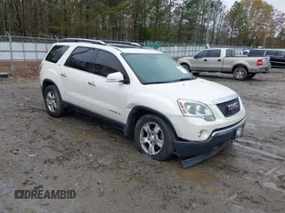2008 GMC Acadia SLT1 with VIN 1GKER23738J298912, listed as a IAAI auction lot 41053717 with 209,690 mi miles. Bid and sale history available at carsss.com. Image 1.
