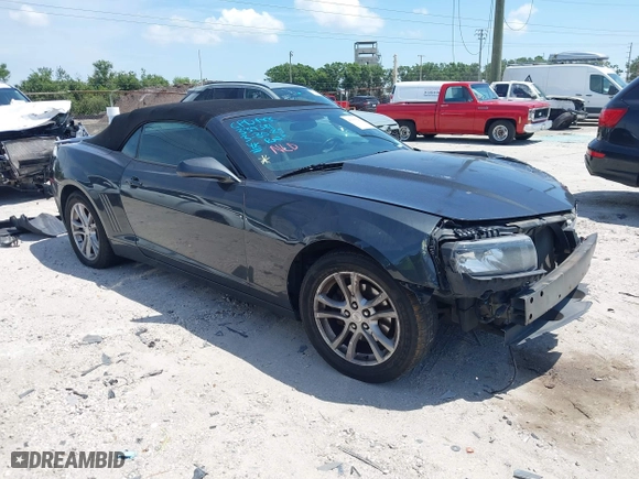 2014 Chevrolet Camaro LT with VIN 2G1FB3D38E9140118, listed as a IAAI auction lot 41935946 with 145,963 mi miles. Bid and sale history available at carsss.com. Image 1.