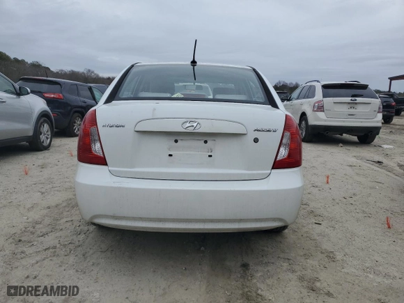 2011 Hyundai Accent GLS with VIN KMHCN4AC1BU610141, listed as a Copart auction lot 47723115 with 179,192 mi miles and Salvage Title. Bid and sale history available at carsss.com. Image 6.
