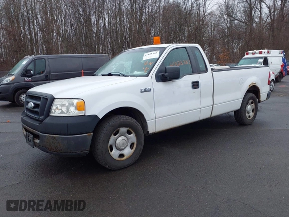 2007 Ford F-150 XL with VIN 1FTPF12V07KC40207, listed as a IAAI auction lot 41828383 with 159,519 mi miles. Bid and sale history available at carsss.com. Image 2.