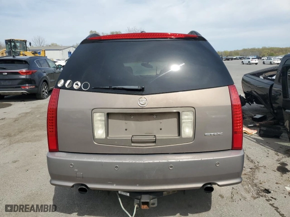 2006 Cadillac SRX with VIN 1GYEE637560216299, listed as a Copart auction lot 53553565 with 0 mi miles and Salvage Title. Bid and sale history available at carsss.com. Image 6.
