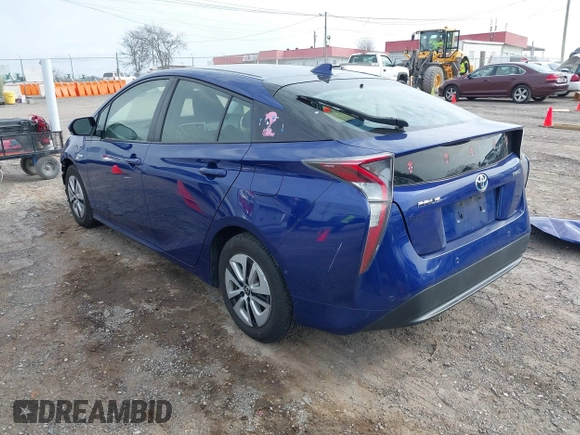 2018 Toyota Prius Two with VIN JTDKARFU3J3547008, listed as a IAAI auction lot 41804861 with 125,946 mi miles. Bid and sale history available at carsss.com. Image 3.