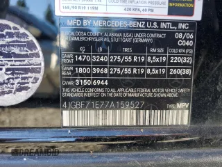 2007 Mercedes-Benz GL-Class with VIN 4JGBF71E77A159527, listed as a Copart auction lot 76989604 with 145,531 mi miles and Salvage Title. Bid and sale history available at carsss.com. Image 13.