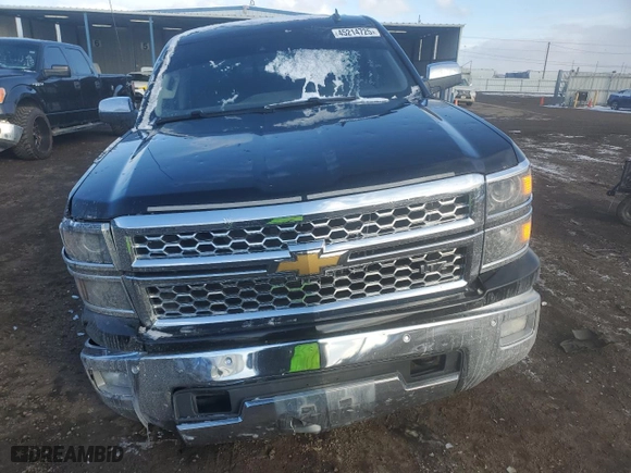2014 Chevrolet Silverado 1500 LTZ with VIN 3GCUKSEC2EG390192, listed as a Copart auction lot 45214725 with 131,992 mi miles and Salvage Title. Bid and sale history available at carsss.com. Image 5.