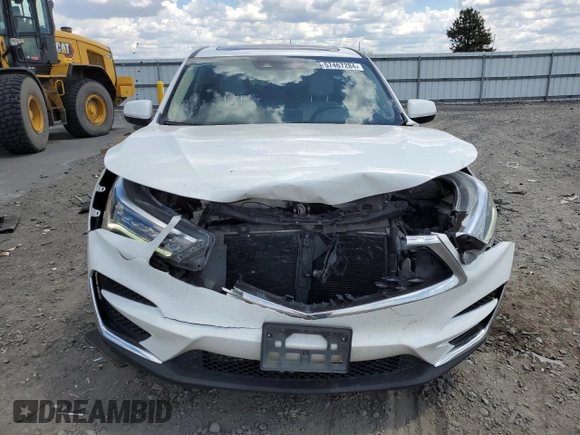 2020 Acura RDX w/Technology Pkg with VIN 5J8TC2H58LL001577, listed as a Copart auction lot 57467284 with 58,936 mi miles and Salvage Title. Bid and sale history available at carsss.com. Image 5.