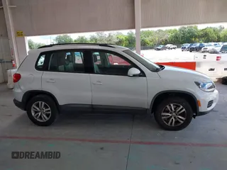 2017 Volkswagen Tiguan S with VIN WVGAV7AX8HK028540, listed as a IAAI auction lot 42256745 with 118,394 mi miles and . Bid and sale history available at DreamBid. Image 13.