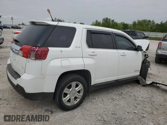 2014 GMC Terrain SLE with VIN 2GKALMEK0E6366184, listed as a Copart auction lot 57325125 with 163,086 mi miles and Clean title. Bid and sale history available at DreamBid. Image 3.