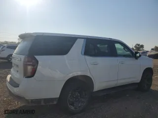 2021 Chevrolet Tahoe Commercial with VIN 1GNSKLED5MR309956, listed as a Copart auction lot 75237034 with 97,716 mi miles and Salvage Title. Bid and sale history available at carsss.com. Image 3.