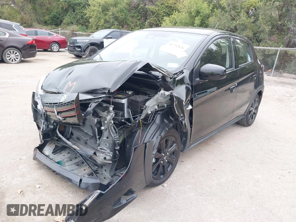 2023 Mitsubishi Mirage Black Edition with VIN ML32AWHJXPH006389, listed as a IAAI auction lot 40732836 with 5,971 mi miles and . Bid and sale history available at DreamBid. Image 17.