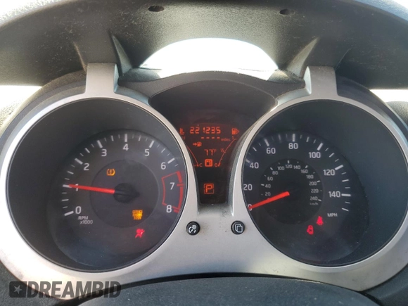 2013 Nissan Juke S with VIN JN8AF5MR3DT220461, listed as a Copart auction lot 55394905 with 221,235 mi miles and Clean Title. Bid and sale history available at carsss.com. Image 9.