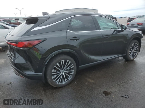 2023 Lexus RX with VIN 2T2BBMCA2PC015979, listed as a Copart auction lot 48916124 with 8,396 mi miles. Bid and sale history available at carsss.com. Image 3.