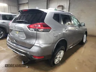 2020 Nissan Rogue S with VIN JN8AT2MV4LW109497, listed as a Copart auction lot 46828255 with 75,407 mi miles and Salvage Title. Bid and sale history available at carsss.com. Image 3.