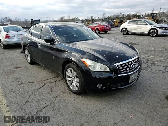 2011 Infiniti M37 with VIN JN1BY1AR0BM375518, listed as a Copart auction lot 81887374 with 136,543 mi miles and Salvage Title. Bid and sale history available at carsss.com. Image 11.