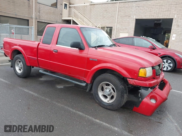 2001 Ford Ranger XL Fleet with VIN 1FTZR15E41PA01930, listed as a IAAI auction lot 41734337 with 232,987 mi miles. Bid and sale history available at carsss.com. Image 1.