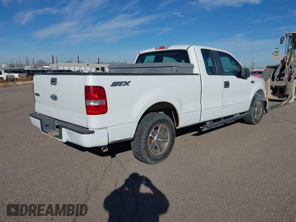 2008 Ford F-150 STX with VIN 1FTRX12W28KF03006, listed as a IAAI auction lot 41334308 with 207,679 mi miles and . Bid and sale history available at carsss.com. Image 4.