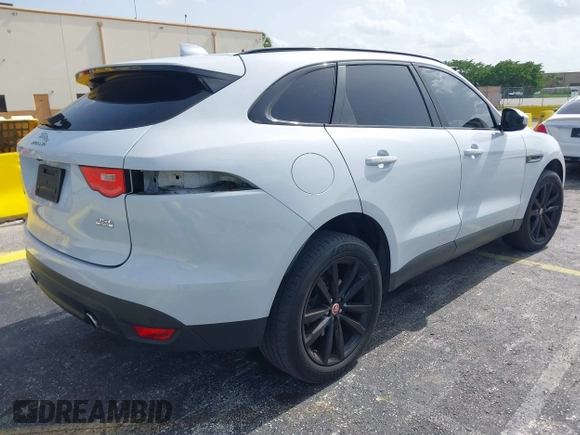 2017 Jaguar F-Pace 35t Prestige with VIN SADCK2BV6HA890493, listed as a IAAI auction lot 42461183 with 94,402 mi miles and . Bid and sale history available at DreamBid. Image 4.