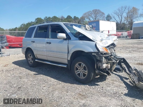 2005 Honda Pilot EX-L z VIN 5FNYF18655B001847, wystawiony jako IAAI lot #41874878 z przebiegiem Nie podano mil oraz . Historia ofert i sprzedaży dostępna na DreamBid. Obrazek 1.