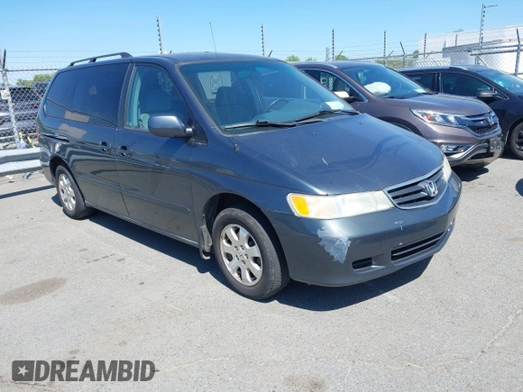 2004 Honda Odyssey EX with VIN 5FNRL18684B027564, listed as a IAAI auction lot 42044126 with 185,627 mi miles and . Bid and sale history available at DreamBid. Image 1.