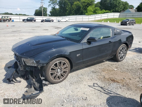2010 Ford Mustang GT with VIN 1ZVBP8CHXA5132950, listed as a Copart auction lot 60405655 with 179,542 mi miles and Salvage title. Bid and sale history available at DreamBid. Image 1.