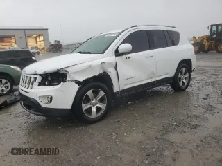 2017 Jeep Compass High Altitude with VIN 1C4NJDEB8HD152455, listed as a Copart auction lot 60062165 with 125,837 mi miles and Salvage title. Bid and sale history available at DreamBid. Image 1.