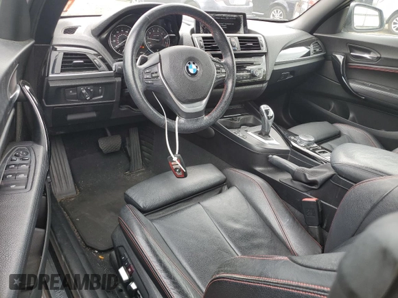 2016 BMW 2 Series 228i xDrive with VIN WBA1L9C58GV325254, listed as a Copart auction lot 74321854 with 69,174 mi miles and Salvage Title. Bid and sale history available at carsss.com. Image 8.