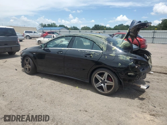 2014 Mercedes-Benz CLA 250 with VIN WDDSJ4EB5EN159975, listed as a Copart auction lot 60390585 with 86,166 mi miles and Salvage title. Bid and sale history available at DreamBid. Image 2.