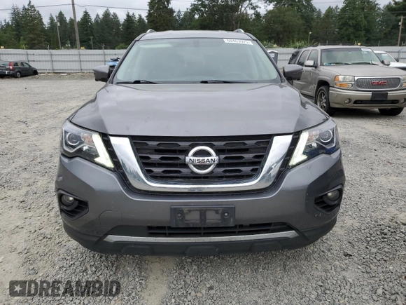 2019 Nissan Pathfinder S with VIN 5N1DR2MM7KC645399, listed as a Copart auction lot 60463925 with 115,053 mi miles and Salvage title. Bid and sale history available at DreamBid. Image 5.