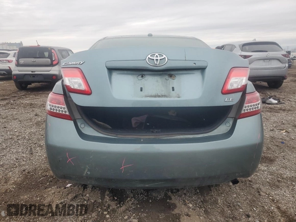 2011 Toyota Camry LE with VIN 4T4BF3EK9BR146932, listed as a Copart auction lot 52095865 with 80,432 mi miles and Salvage title. Bid and sale history available at DreamBid. Image 6.