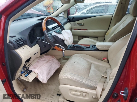 2010 Lexus RX 350 z VIN 2T2BK1BA4AC022178, wystawiony jako Copart lot #57221215 z przebiegiem 107 275 mil mil oraz Szkoda całkowita • Salvage title. Historia ofert i sprzedaży dostępna na DreamBid. Obrazek 7.
