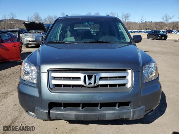 2006 Honda Pilot EX with VIN 2HKYF18496H561291, listed as a Copart auction lot 48342555 with 269,287 mi miles and Clean Title. Bid and sale history available at carsss.com. Image 5.