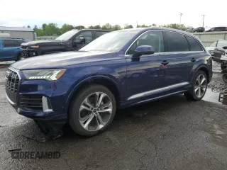 2023 Audi Q7 Premium Plus z VIN WA1LXBF78PD016100, wystawiony jako Copart lot #55803915 z przebiegiem 21 947 mil mil oraz Szkoda całkowita • Salvage title. Historia ofert i sprzedaży dostępna na DreamBid. Obrazek 1.