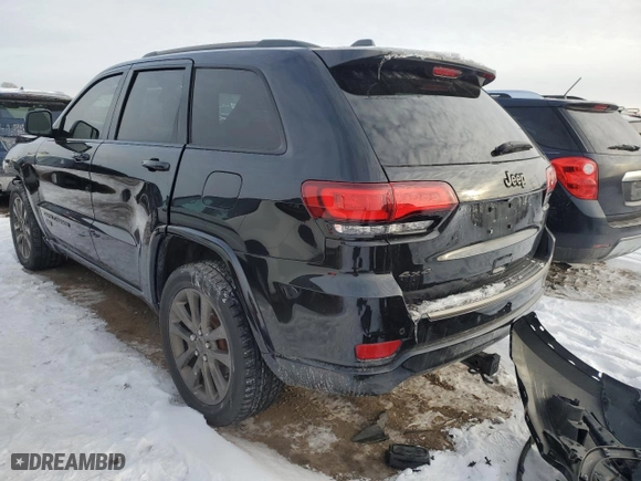 2016 Jeep Grand Cherokee Limited 75th Anniversary with VIN 1C4RJFBG3GC489262, listed as a Copart auction lot 44083455 with 115,364 mi miles and Salvage Title. Bid and sale history available at carsss.com. Image 2.