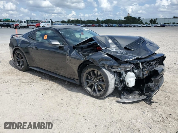 2024 Ford Mustang Dark Horse with VIN 1FA6P8R0XR5501426, listed as a Copart auction lot 71788544 with 0 mi miles and Salvage Title. Bid and sale history available at carsss.com. Image 4.