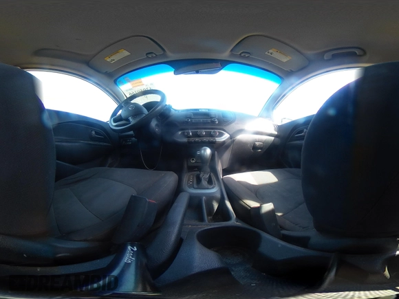 2014 Kia Rio LX with VIN KNADM4A37E6332282, listed as a IAAI auction lot 42050166 with 159,116 mi miles. Bid and sale history available at carsss.com. Image 19.