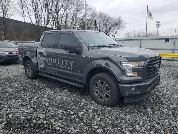 2017 Ford F-150 XL with VIN 1FTEW1EP1HFC16237, listed as a Copart auction lot 51644515 with 263,363 mi miles and Salvage title. Bid and sale history available at DreamBid. Image 4.