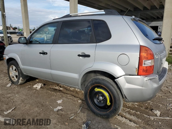 2007 Hyundai Tucson GLS with VIN KM8JM12B17U617967, listed as a Copart auction lot 77712514 with 164,191 mi miles and Clean Title. Bid and sale history available at carsss.com. Image 2.