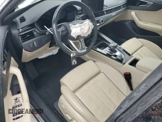 2021 Audi A5 Sportback S line Premium Plus with VIN WAUFACF54MA041742, listed as a Copart auction lot 48866535 with 0 mi miles and Salvage Title. Bid and sale history available at carsss.com. Image 8.