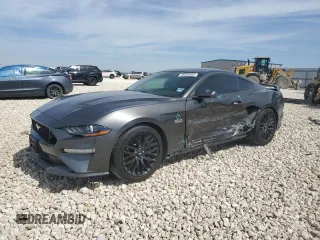 2018 Ford Mustang GT with VIN 1FA6P8CF3J5126710, listed as a Copart auction lot 48943465 with 73,372 mi miles and Salvage Title. Bid and sale history available at carsss.com. Image 1.