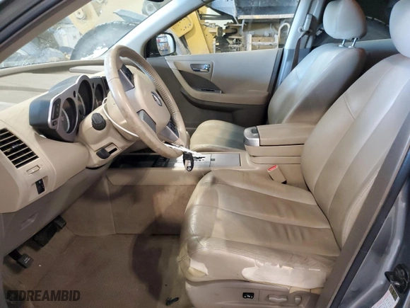 2007 Nissan Murano SL with VIN JN8AZ08W27W661253, listed as a Copart auction lot 45942845 with 135,524 mi miles and Salvage Title. Bid and sale history available at carsss.com. Image 7.