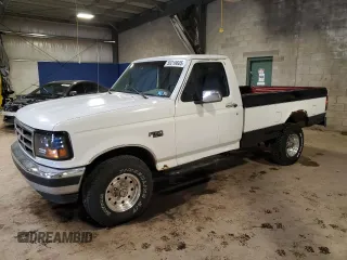 1995 Ford F-150 with VIN 1FTEF14N0SNB49515, listed as a Copart auction lot 50218605 with 113,242 mi miles and Salvage Title. Bid and sale history available at carsss.com. Image 1.