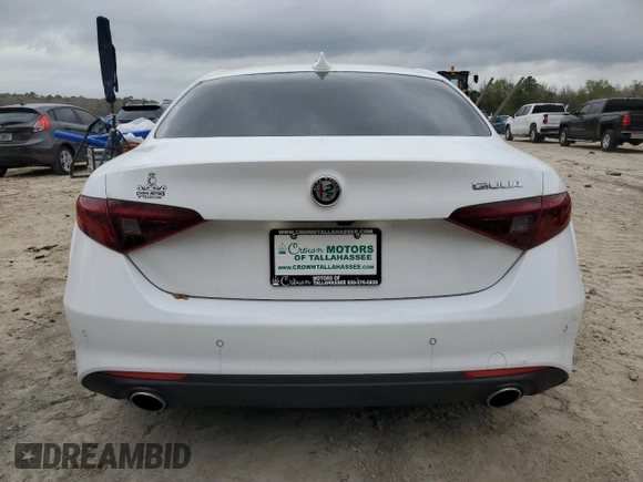 2017 Alfa Romeo Giulia with VIN ZARFAEBN4H7545818, listed as a Copart auction lot 49993395 with 79,889 mi miles and Clean Title. Bid and sale history available at carsss.com. Image 6.