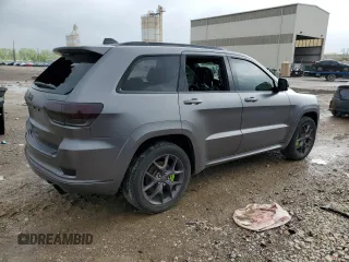 2020 Jeep Grand Cherokee Limited X with VIN 1C4RJFBT8LC215658, listed as a Copart auction lot 53664315 with 47,001 mi miles and Salvage title. Bid and sale history available at DreamBid. Image 3.