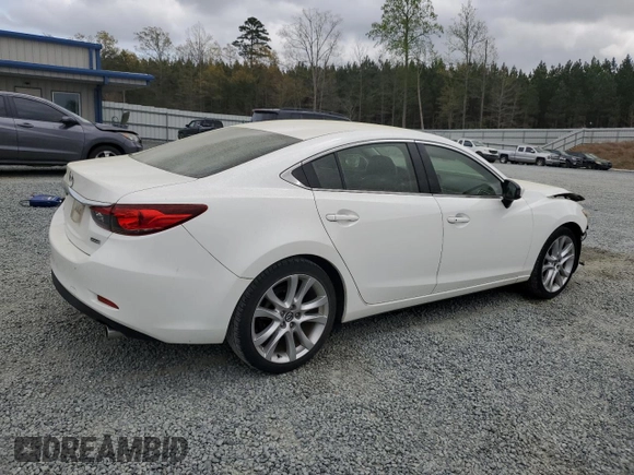 2016 Mazda Mazda6 i Touring with VIN JM1GJ1V58G1457066, listed as a Copart auction lot 51386365 with 62,853 mi miles and Salvage Title. Bid and sale history available at carsss.com. Image 3.