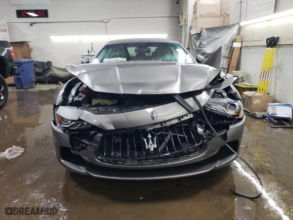 2015 Maserati Ghibli S Q4 with VIN ZAM57RTA7F1136814, listed as a Copart auction lot 44713395 with 45,184 mi miles and Salvage Title. Bid and sale history available at carsss.com. Image 5.